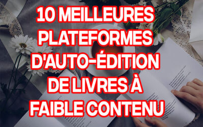 10 meilleures plateformes d’auto-édition de livres à faible contenu